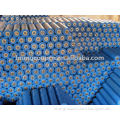 pvc hdpe steel idler rollers used for coal ore mine